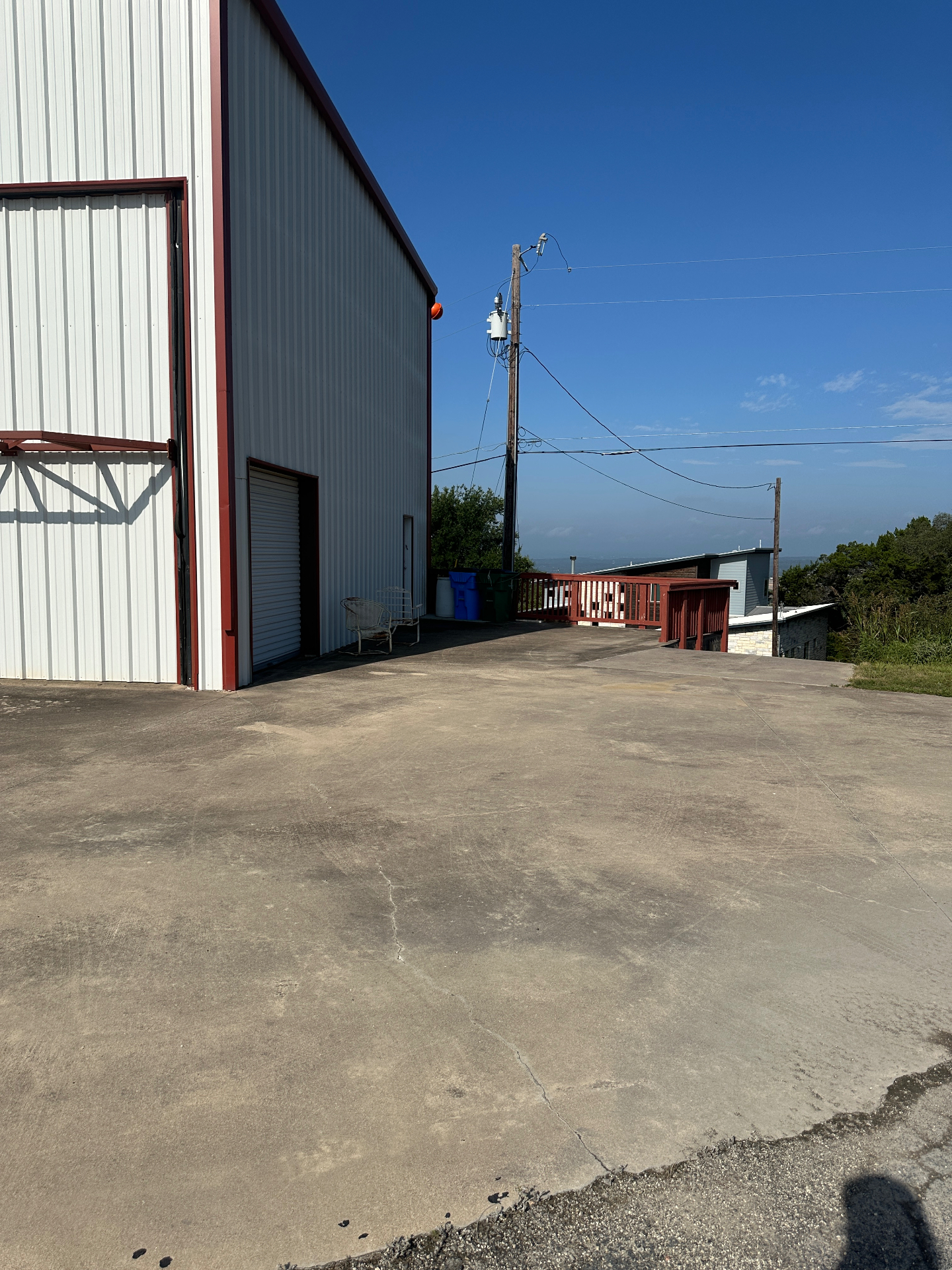 Concrete Pressure Wash — before