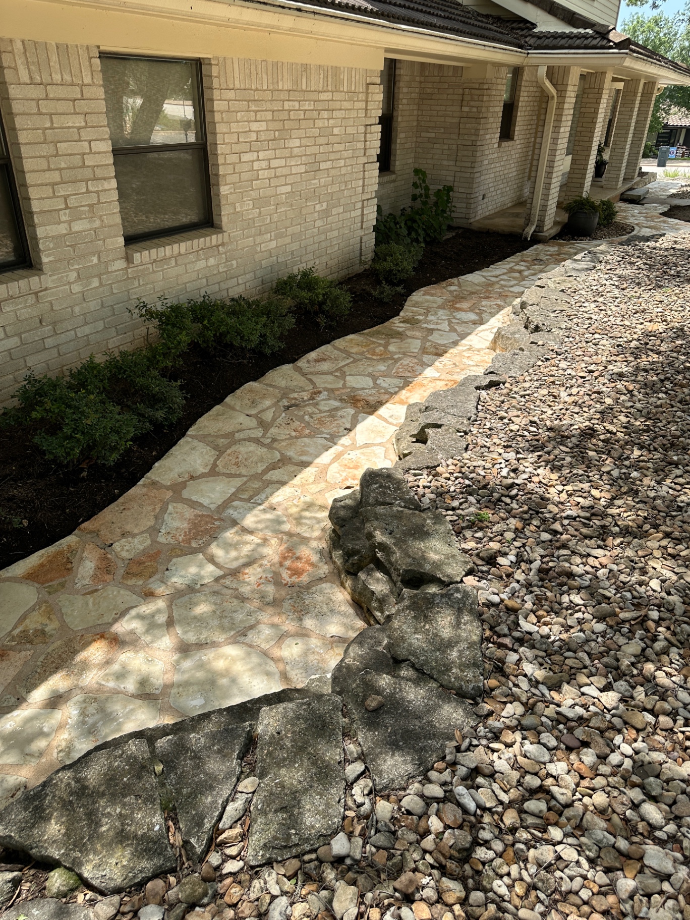 Stone Walkway — after